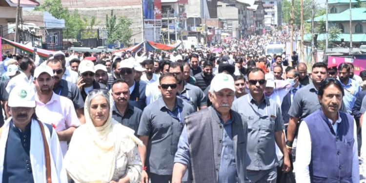 Break the Silence Against Drugs’: LG Sinha During Anti-Drug Padyatra in Anantnag
