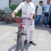 MoS Tokhan Sahu commutes to office on bicycle, urges citizens to support fuel conservation drive