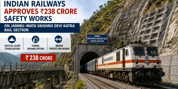 Indian Railways approves Rs 238 crore safety works on Jammu-Katra section