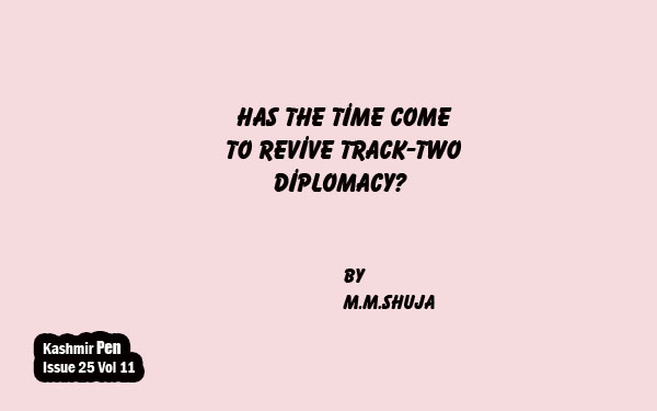 Has the Time Cometo Revive Track-Two Diplomacy?