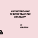 Has the Time Cometo Revive Track-Two Diplomacy?