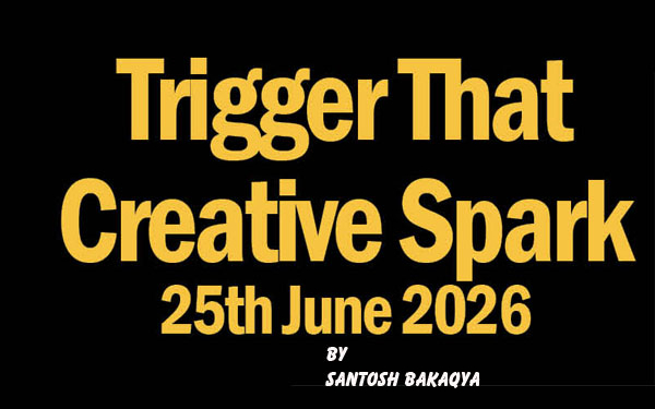 Trigger That Creative Spark , 25th June 2026