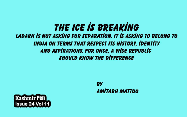 The Ice is breaking