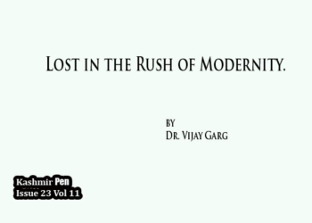 Lost in the Rush of Modernity.