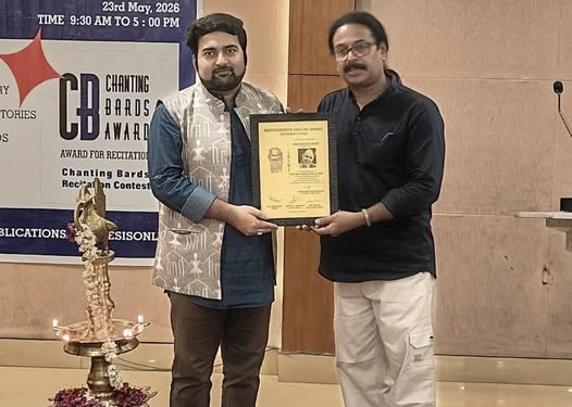 Ayaz Rasool Nazki Conferred Rabindranath Tagore Award