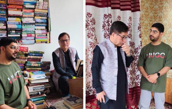 Zafar Iqbal Manhas Condoles Demise of Mohammad Yousouf Wani; Expresses Solidarity with Amir Suhail Wani in his JE recruitment row