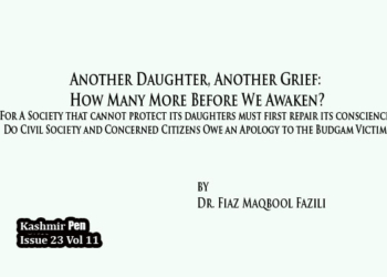 Another Daughter,Another Grief: How Many More Before We Awaken?