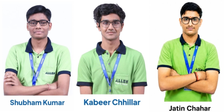 Shubham Kumar Tops JEE Advanced 2026; Kabeer Chhillar, Jatin Chahar Secure AIR 2 and 3
