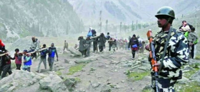 Northern Army commander reviews security, preparedness along Baltal route of Amarnath Yatra