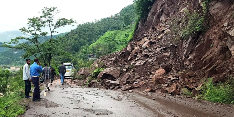 Jammu-Poonch Highway Blocked After Heavy Landslide In Surankote