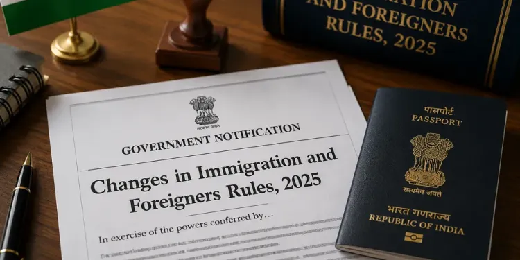 Government notifies changes in Immigration and Foreigners Rules, 2025