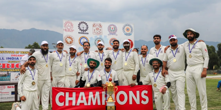 NIT Srinagar defends crown, clinches record fourth inter-NIT F&S Cricket Title