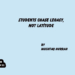 Students Chase Legacy,Not Latitude