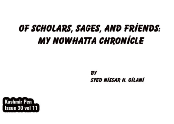 Of Scholars, Sages, and Friends: My Nowhatta Chronicle