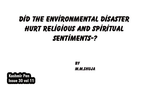 Did the Environmental Disaster Hurt Religious and Spiritual Sentiments-?