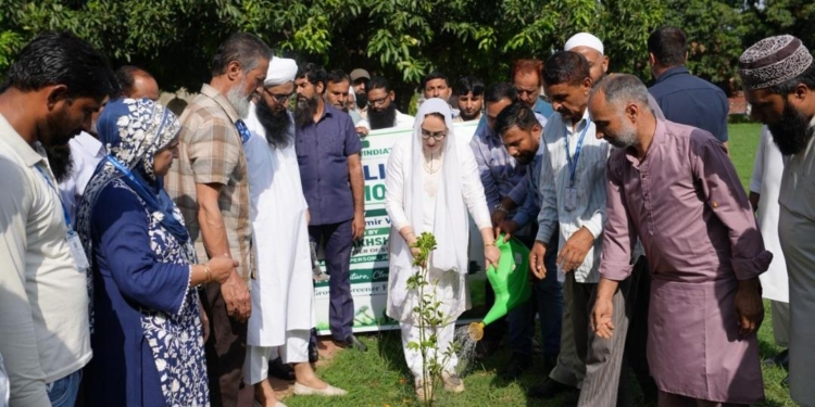Dr. Syed Darakhshaan Leads Plantation Drive in Eidgah Jammu