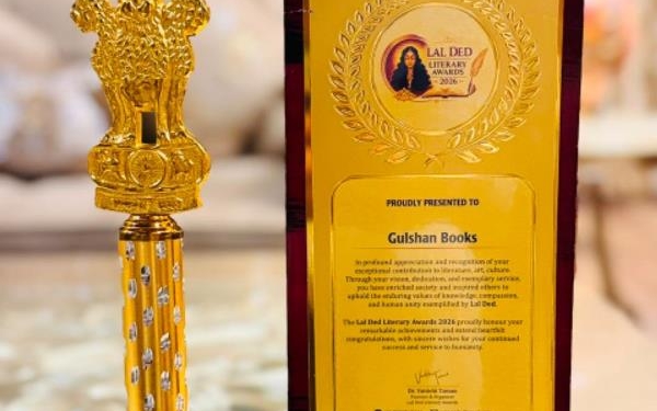 Gulshan Books Kashmir Conferred Lal Ded Literary Award 2026 for Literary Excellence & Publishing