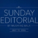 Sunday Editorial