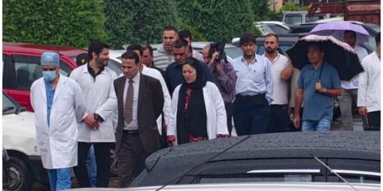 Director SKIMS Visits JVC Bemina Amid Flooding, Reviews Emergency Response
