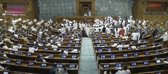 Lok Sabha adjourned again amid uproar by opposition members
