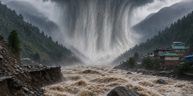 Two Cloudbursts Trigger Flash Floods in Doda’s Bhalessa; Roads Blocked