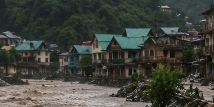 Flash Floods Hit Guridraman Village in South Kashmir’s Anantnag