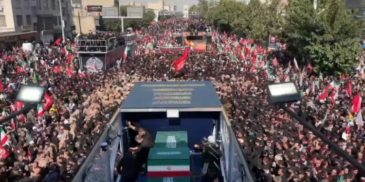 Millions of mourners throng funeral procession in Tehran for Iran’s Supreme Leader Ayatollah Ali Khamenei