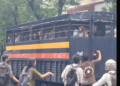 Pedestrian opens latch, detained students escape from police van in Mumbai