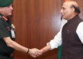 Army Chief calls on Defence Minister Singh