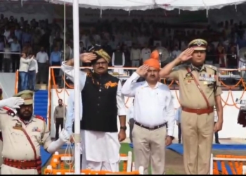 Javed Rana hoists National Flag at Poonch Highlights key achievements, assures relief and restoration support to rain-affected people