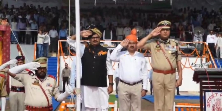 Javed Rana hoists National Flag at Poonch Highlights key achievements, assures relief and restoration support to rain-affected people