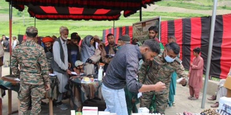 Army organises medical camps in remote Boniyar villages on I-Day