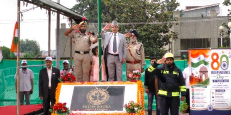 SKIMS Witnesses Colourful Independence Day Celebrations; Director Highlights SKIMS Transformation as a Milestone of Viksit Bharat