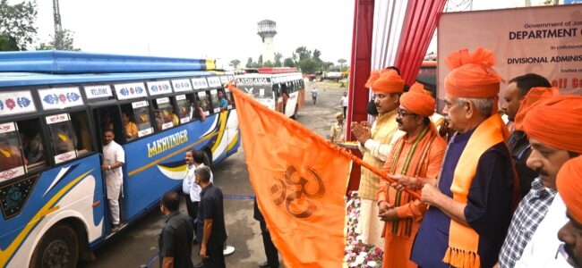 Budha Amarnath Yatra begins amid tight security from Jammu, LG flags off first batch
