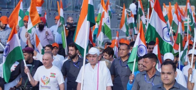 Har Ghar Tiranga campaign has evolved into a festival of national love : Lt Guv