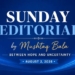 Between Hope and Uncertainty Sunday Editorial  By Mushtaq Bala