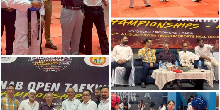3rd Chenab Open Taekwondo Championship 2026 Opens with Grand Ceremony at Doda