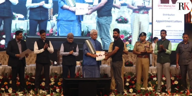 Govt jobs for terror victims’ kin a step towards justice, rehabilitation : LG Sinha