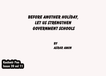 Before Another Holiday,Let Us Strengthen Government Schools