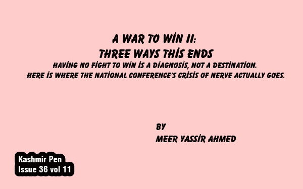 A War to Win II:Three Ways This Ends