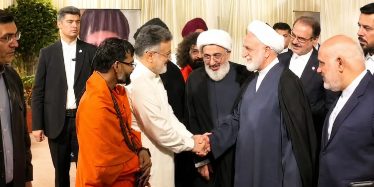 Molvi Imran Ansari Meets Iranian Chief Justice Ayatollah Gholam-Hossein Mohseni-Eje’i in New Delhi