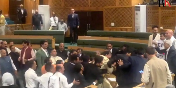 BJP, Congress MLAs marshalled out amid Assembly uproar