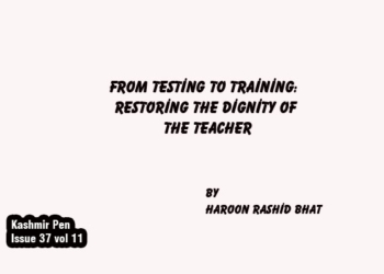 From Testing to Training:Restoring the Dignity of the Teacher