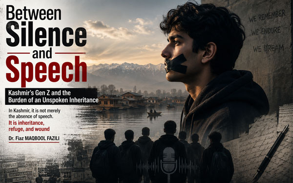 Between Silenceand Speech Kashmir’s Gen Z and the Burden of an Unspoken Inheritance