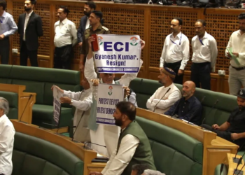 Congress MLAs raise CEC sacking demand as day 4 of J&K assembly session begins