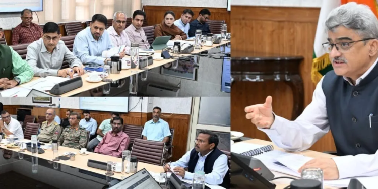 CS reviews Rs 40,000 Cr highway, tunnel projects across J&K