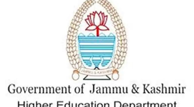 Jammu Kashmir Higher Education Department Grants Pay Level 11 to 20 Faculty Members