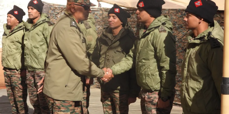 Northern army commander reviews troops’ readiness in Ladakh