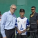 Chief Minister Omar Abdullah played a friendly Soft Tennis match with Mohammad Qais.