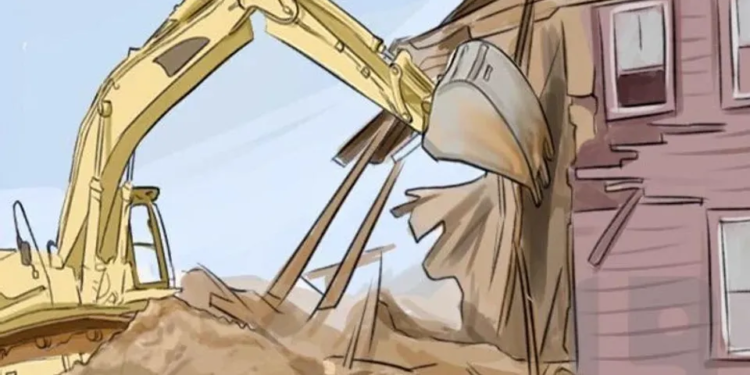 J&K authorities demolish illegally built house of Afzal Guru’s relative in Baramulla